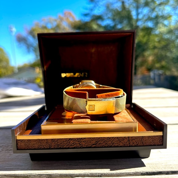 Men’s Pulsar 1970s James Bond style 14kt Gold Filled With Original Box - Picture 10 of 11